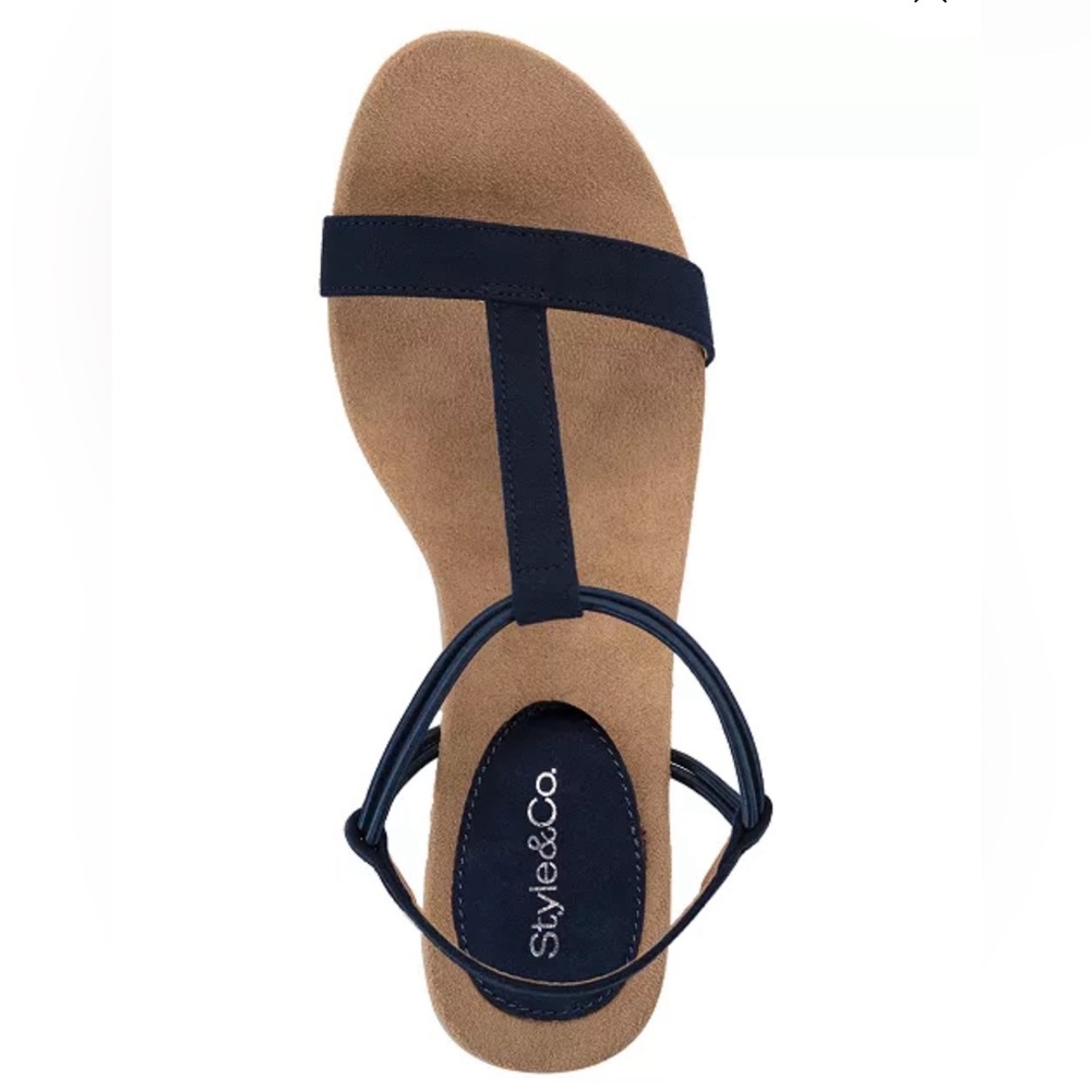 Style and Co dark blue wedges
